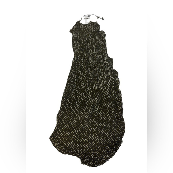 See by Chloe Polka Dot Halter Ruffle Midi Dress SZ 34 - Picture 3 of 8